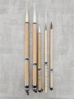 【メルミー様専用】熊野筆 上三条 飛泉 5本まとめ売り【未使用品】