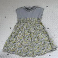 【9210】apres les cours レモン柄ワンピース 90cmのサムネイル