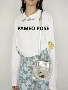 美品PAMEO POSE パメオポーズ シルバー ショルダーバッグのサムネイル