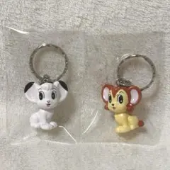 【当時物】手塚治虫　ジャングル大帝 キーホルダー　レオ　ライヤ　2個セット