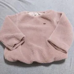 ピンク フリース トレーナー