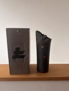 信楽焼　花器　雅筒型花瓶　高さ26cm