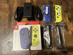 ジョイコン　Joy-Con ネオンブルー　ネオンイエロー　ジョイコングリップ付き