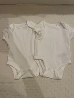 next baby ホワイトボディスーツ2枚セット