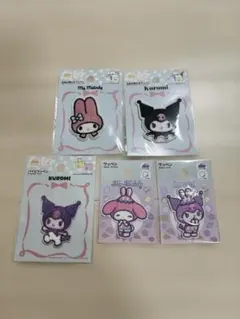 【新品未開封】サンリオ ワッペン クロミ マイメロディ 5枚セット イースター