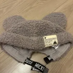 東京ディズニーリゾート ミッキー耳帽子　もこもこ　ボア