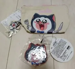まめきちまめこ　メロ　ポーチ　鏡　ミラー　ニートの日常のサムネイル