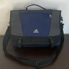 00s adidas アディダス 2way メッセンジャーバッグ　大容量 y2k