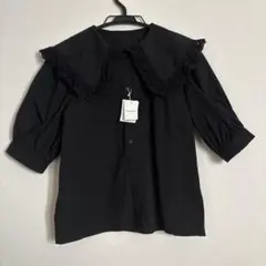 新品　INGNI レース襟　パフ袖半袖ブラウス