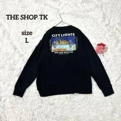 ザショップティーケー スウェット トレーナー バックプリント 黒 綿100%のサムネイル