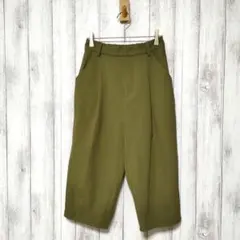 GU ジーユー (S)　イージーハイウエストボリュームパンツ