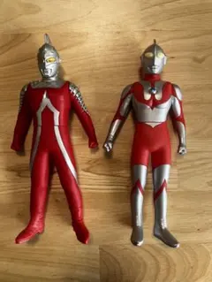 【2点セット】ウルトラマン＆ウルトラセブン　ビッグサイズソフビ