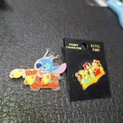ディズニー　スティッチ　ピンバッジ