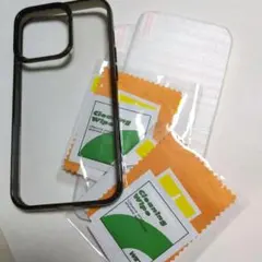 iPhone 13 Pro用 ケース 保護フィルム2枚 セット