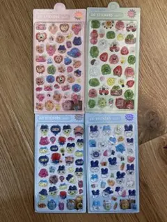 ラスト1点 たまごっち3D ステッカー 硬い 立体 ぷくぷく まとめ売り