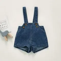 デニムサロペット Sサイズ　monbebe bisque 韓国子供服