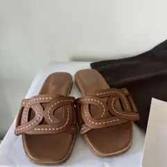 ST様】TOD'Sレディース ローファーエスパドリーユ Tan タン - メルカリ