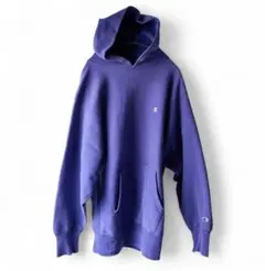 90s チャンピオン リバースウェーブ 茄子紺 USA製