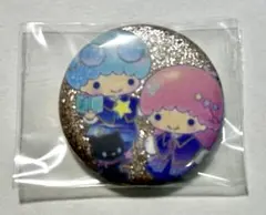 サンリオ　リトルツインスターズ　キキララ　缶バッジ　いちご新聞　付録