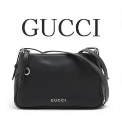 訳ありGUCCI グッチ ショルダーバッグ ブラック Vintage ジャンク 