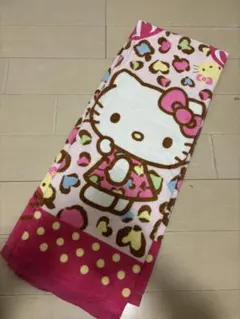 Hello Kitty 着ぐるみキティ バスタオル1枚 新品タグ付 アベイル