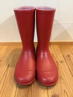 mont-bell レインブーツ レッド　22cm おまけありのサムネイル