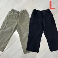 プーマカーゴパンツ L 2色セット（カーキ・ブラック）