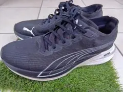 プーマ　PUMA　デイヴィエイトニトロ　27.5cm 黒　BLACK