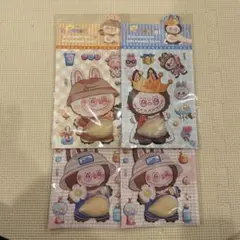 ラブブ　おなかシール　４枚セット