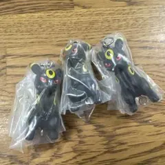 ポケモン　つまんでつなげてマスコット11　ブラッキー　3個セット