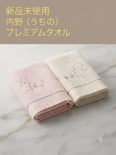 新品未使用 内野 UCHINO ディズニー プレミアムタオル 2枚セットのサムネイル