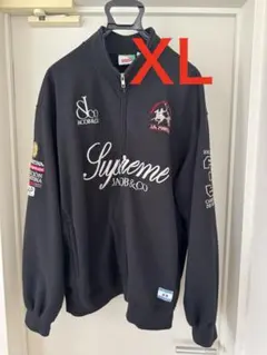 SUPREMEハーフジップスウェットブラック Milano - メルカリ