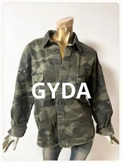 ☘️T21619☘️GYDA 迷彩 カモフラ シャツ トップス F