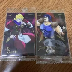 ジョジョウエハースカード ディオ・ブランドー ジョナサン・ジョースター2枚セット