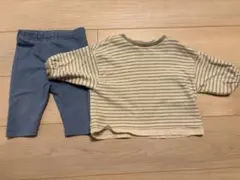 70cm ロンT 80cmパンツ　セット