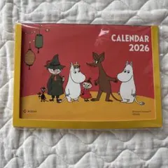 新品未開封　ムーミン 2026年　カレンダー 卓上カレンダー　非売品　ニッセイ