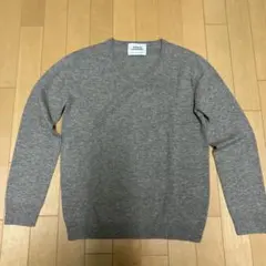 Wool & Cashmere Vネックセーターベージュ ユナイテッドアローズ