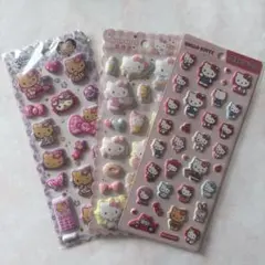 サンリオ ハローキティ マシュマロシール 日焼け ぷっくりシール 3枚セット