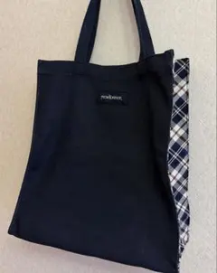 未使用品＊NEWYORKER ネイビー トートバッグ　A4可のサムネイル