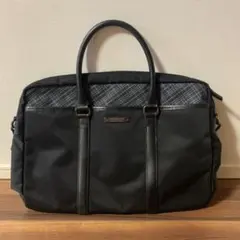 【新品未使用】バーバリーブラックレーベル　ビジネスバッグショルダーストライプ付き