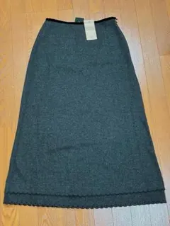 定価より大幅値下げ★新品★ Laura Ashleyグレーウールロングスカート