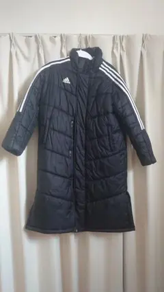ぴ*ん様 adidas ブラック ロングダウンコート 140