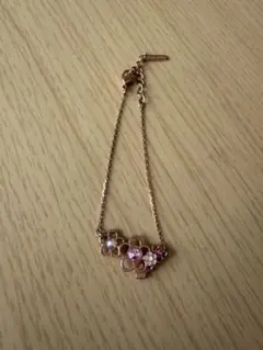 マリークワント　花モチーフ ブレスレット