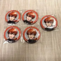 にじさんじ 8周年 グリッター缶バッジ　北見遊征 5個