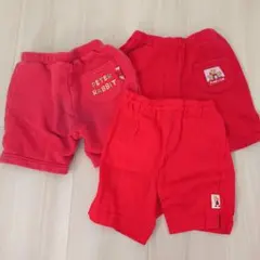 ファミリア 赤いパンツ 3点セット