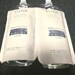 ELIXIR ブライトニングローションしっとりタイプ　詰替用化粧水×2のサムネイル