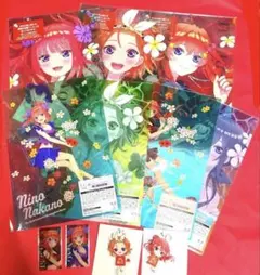 五等分の花嫁 ひこくじ クリアボード 中野二乃 中野四葉 中野五月 その他まとめ