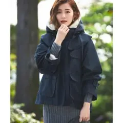 ルイエブティック　5WAYボアライナーマウンテンパーカー （ネイビー）M