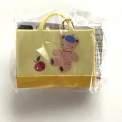 【新品未開封】familiar カプセルトイ デニムバッグガチャ イエロー