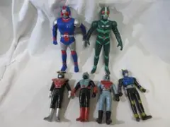 BANDAI バンダイ 仮面ライダー ソフビ フィギュア 6体セット ヒーロー